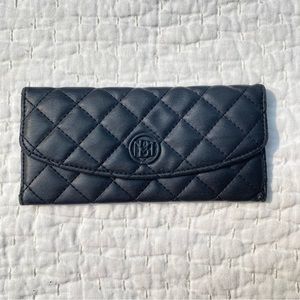 Badgley Mischka Quilted Long Wallet